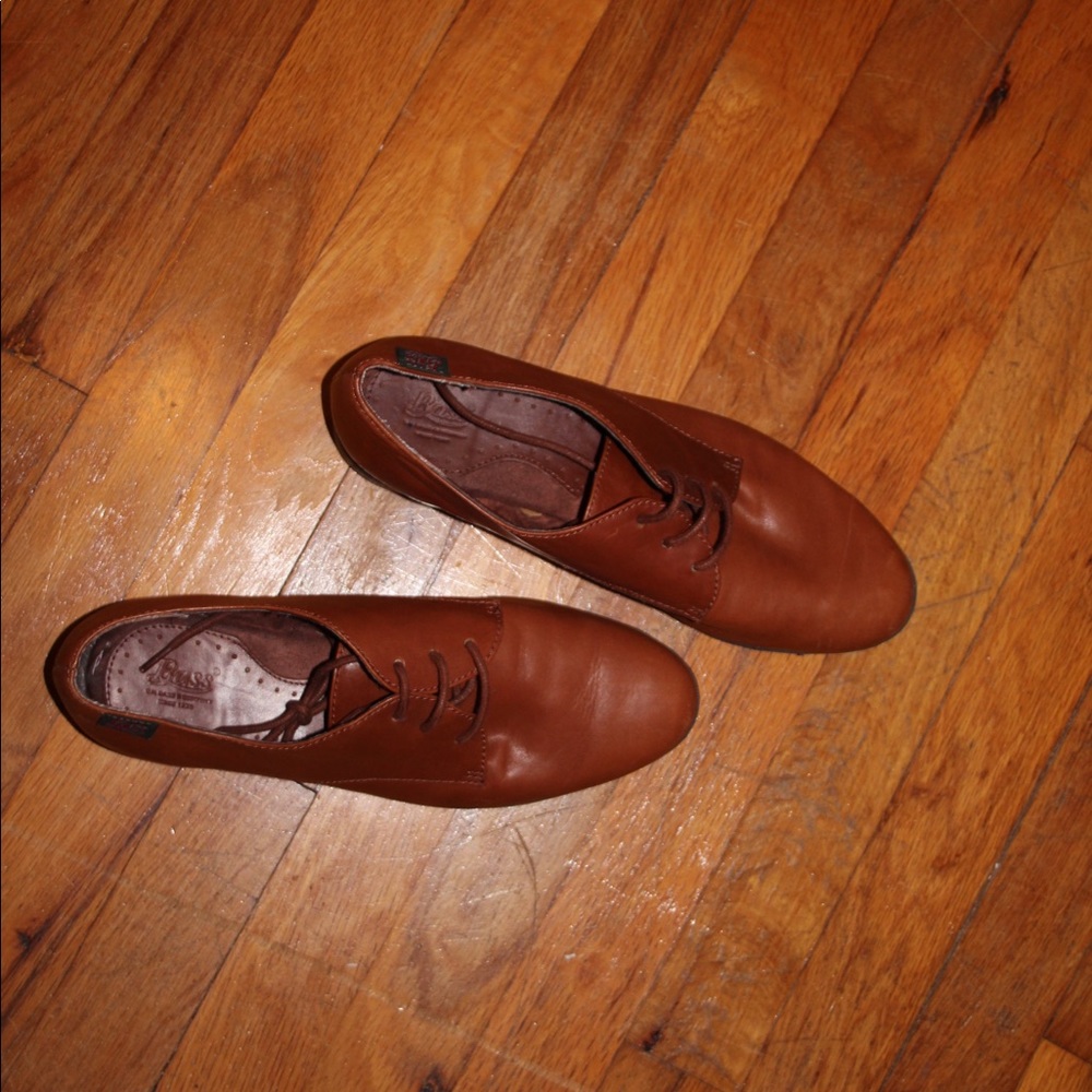 Bass Cognac Lace-up Shoes
